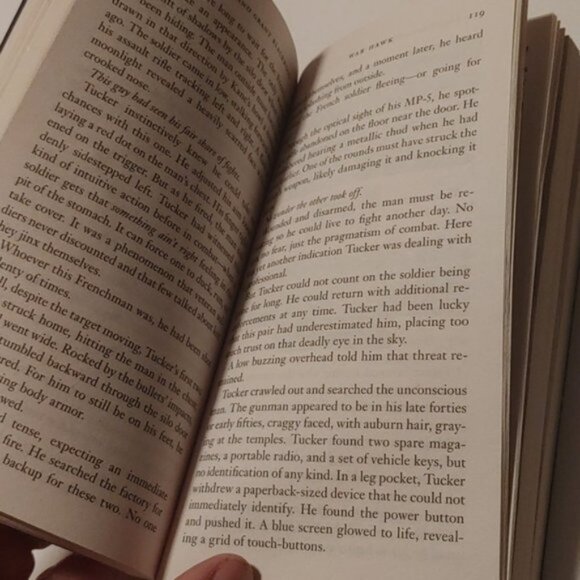 3/$13 War Hawk, book 2 in Tucker Wayne series by James Rollins EUC - Picture 6 of 6